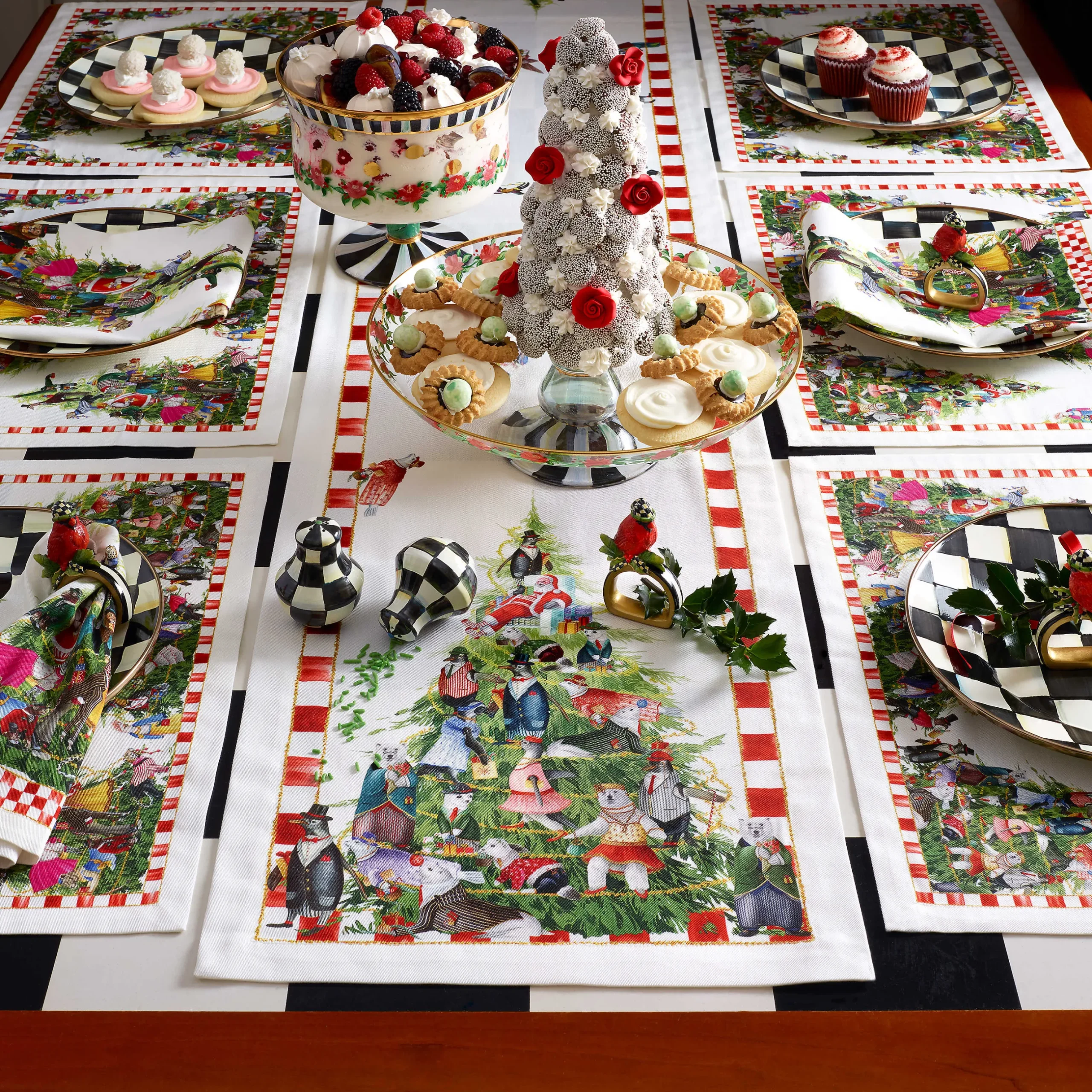 Dinnerware & Flatware|MacKenzie-Childs Courtly Check Dinner Plate