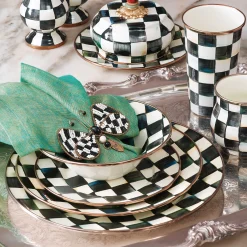 Dinnerware & Flatware|MacKenzie-Childs Courtly Check Dinner Plate