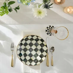 Dinnerware & Flatware|MacKenzie-Childs Courtly Check Dinner Plate
