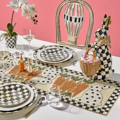 Dinnerware & Flatware|MacKenzie-Childs Courtly Check Dinner Plate