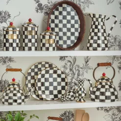 Dinnerware & Flatware|MacKenzie-Childs Courtly Check Dinner Plate