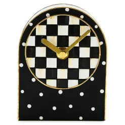 Room Accents|MacKenzie-Childs Courtly Check  Dot Clock