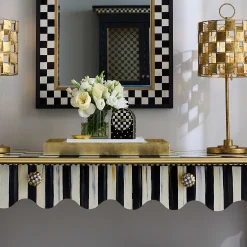 Room Accents|MacKenzie-Childs Courtly Check  Dot Clock
