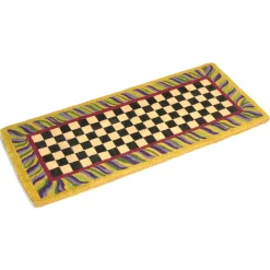 Outdoor|Rugs|MacKenzie-Childs Courtly Check Double Door Entrance Mat