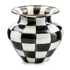 Spring|Room Accents|MacKenzie-Childs Courtly Check Enamel Large Vase