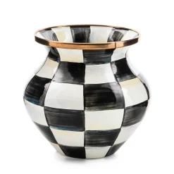 Spring|Room Accents|MacKenzie-Childs Courtly Check Enamel Vase