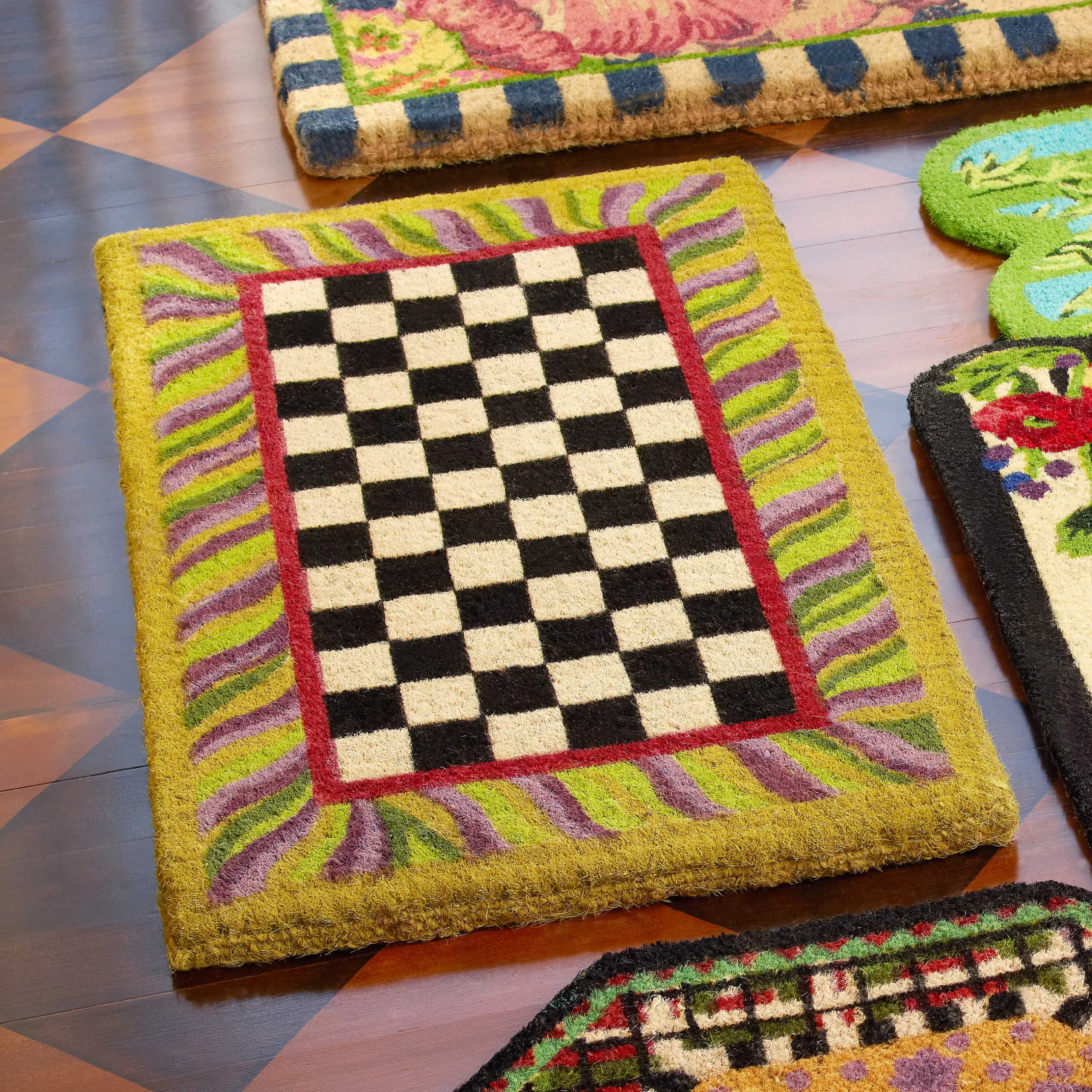 Outdoor|Rugs|MacKenzie-Childs Courtly Check Entrance Mat