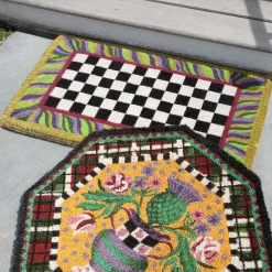 Outdoor|Rugs|MacKenzie-Childs Courtly Check Entrance Mat