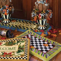 Outdoor|Rugs|MacKenzie-Childs Courtly Check Entrance Mat