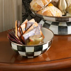 Bar Entertaining|Dinnerware & Flatware|MacKenzie-Childs Courtly Check Everyday Bowl