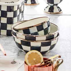 Bar Entertaining|Dinnerware & Flatware|MacKenzie-Childs Courtly Check Everyday Bowl