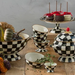 Bar Entertaining|Dinnerware & Flatware|MacKenzie-Childs Courtly Check Everyday Bowl