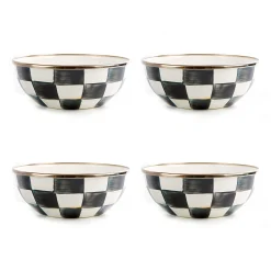 Kitchen & Dining Sets|Fall Entertaining|MacKenzie-Childs Courtly Check Everyday Bowls, Set of 4