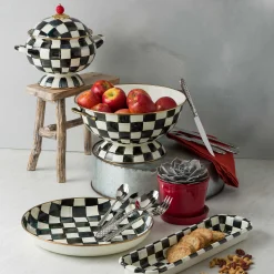 Bar Entertaining|Serveware|MacKenzie-Childs Courtly Check Everything Bowl