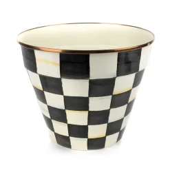 Spring|Outdoor|MacKenzie-Childs Courtly Check Extra Large Garden Pot