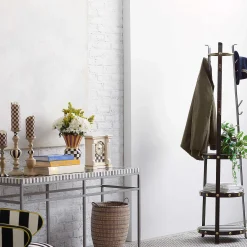 Candles & Fragrances|Table Accessories|MacKenzie-Childs Courtly Check Flicker 5 Pillar Candle