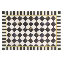 Rugs|MacKenzie-Childs Courtly Check Floor Mat - 2' x 3'