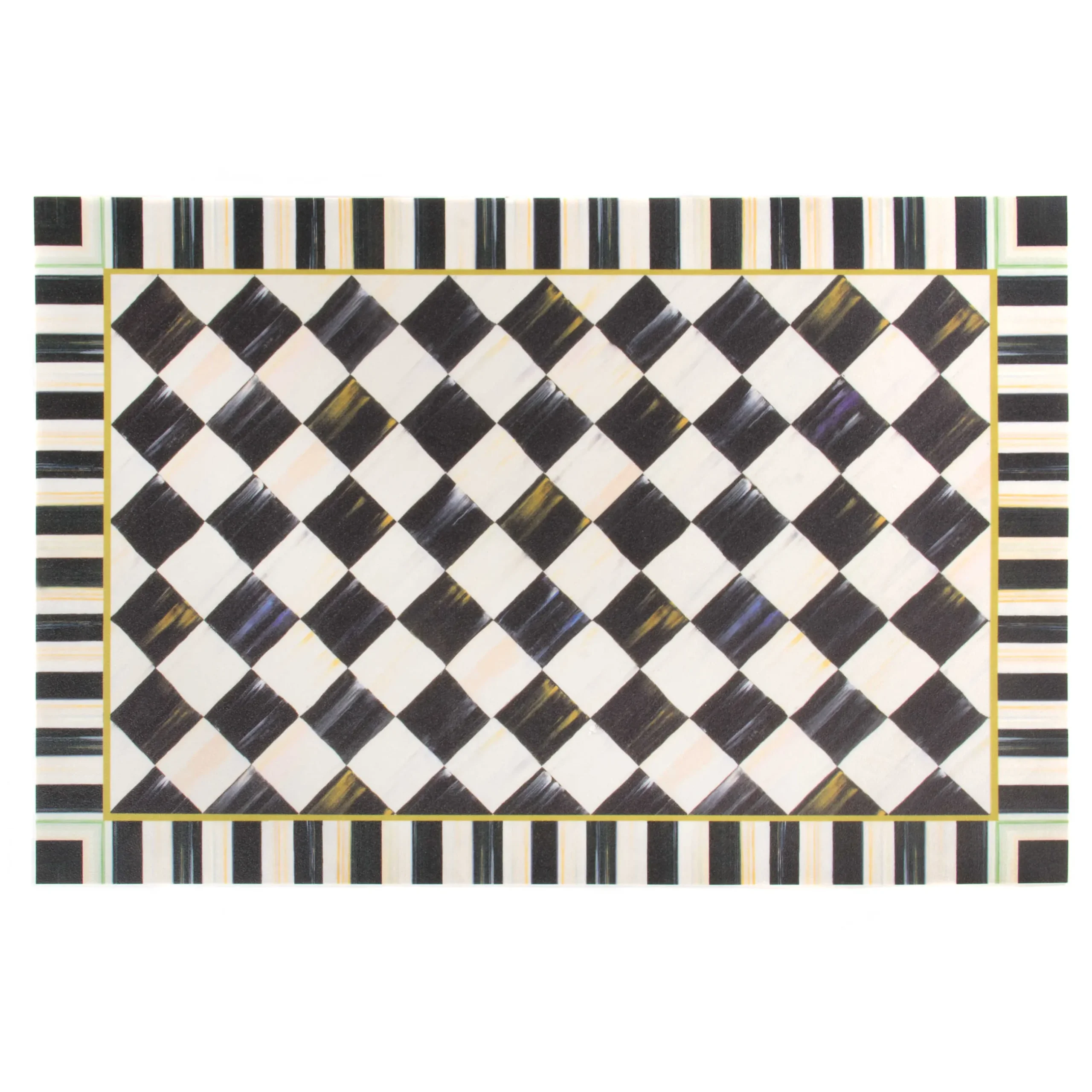 Rugs|MacKenzie-Childs Courtly Check Floor Mat - 2' x 3'