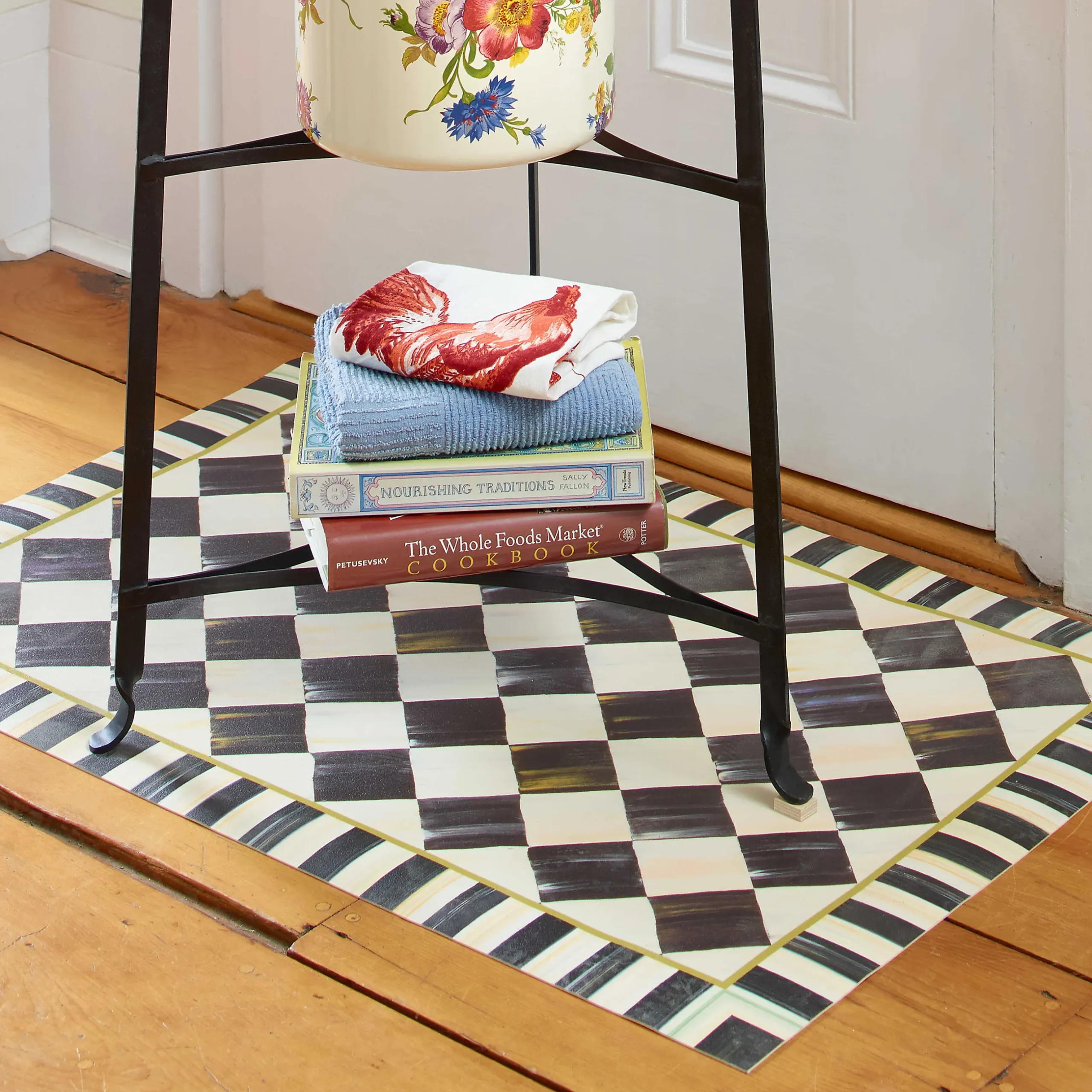 Rugs|MacKenzie-Childs Courtly Check Floor Mat - 2' x 3'
