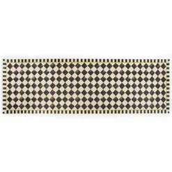 Rugs|MacKenzie-Childs Courtly Check Floor Mat - 2'6 x 8' Runner
