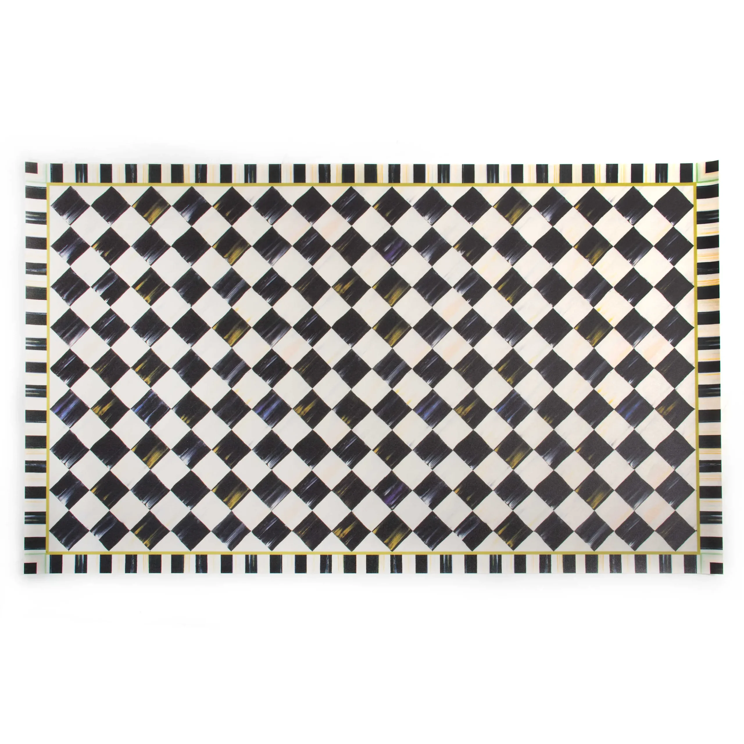 Rugs|MacKenzie-Childs Courtly Check Floor Mat - 3' x 5'