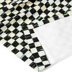 Room Accents|MacKenzie-Childs Courtly Check Grommet Top Curtain Panel