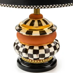 Lighting|MacKenzie-Childs Courtly Check Groovy Table Lamp