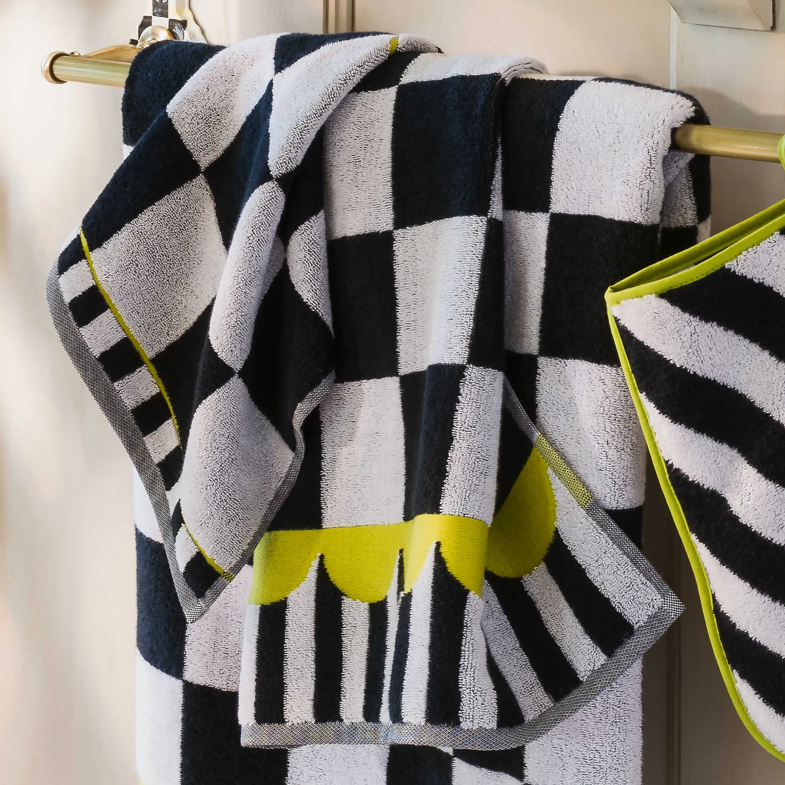 Bath & Bath Accessories|MacKenzie-Childs Courtly Check Hand Towel