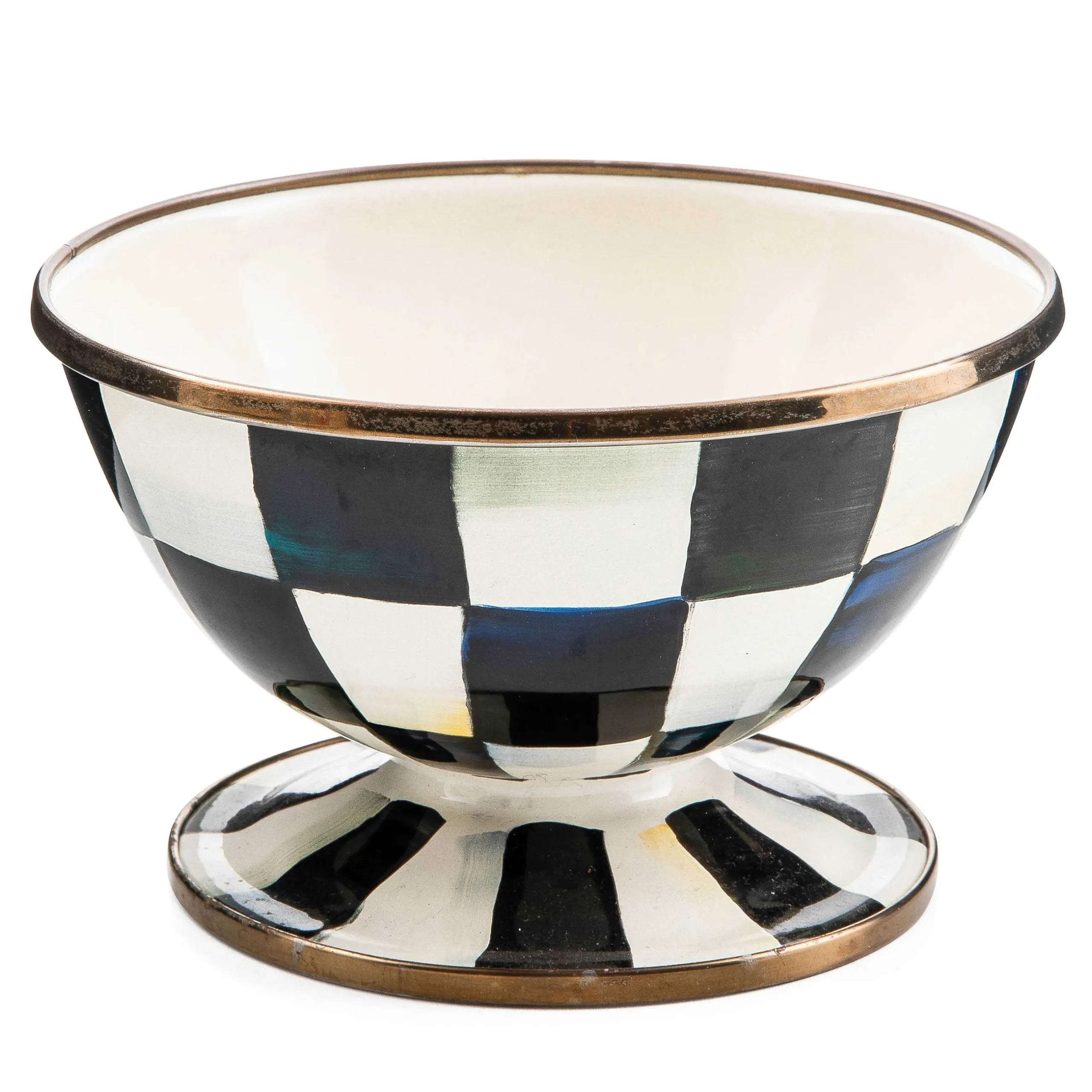 Dinnerware & Flatware|MacKenzie-Childs Courtly Check Ice Cream Dish
