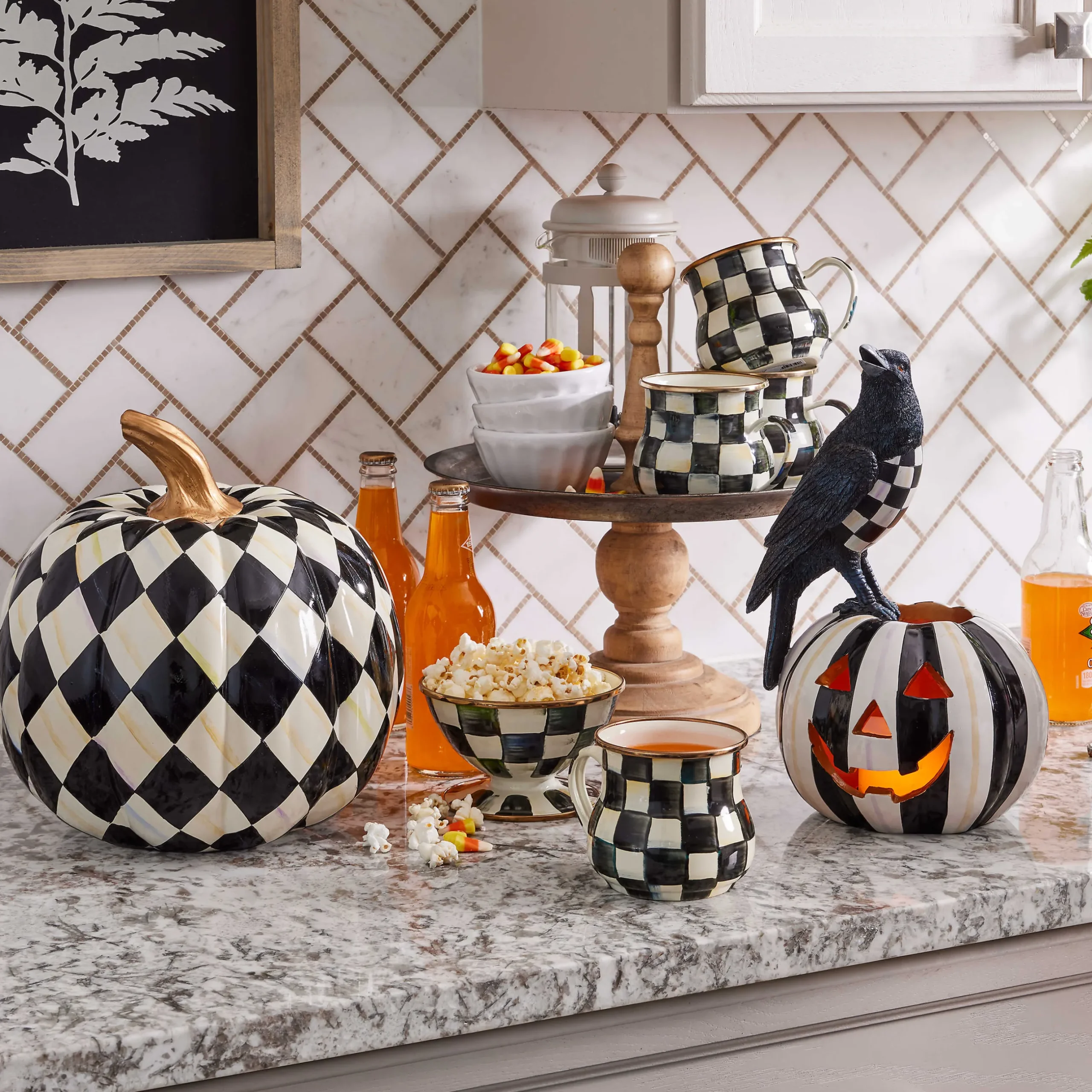 Dinnerware & Flatware|MacKenzie-Childs Courtly Check Ice Cream Dish
