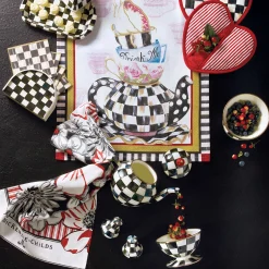 Dinnerware & Flatware|MacKenzie-Childs Courtly Check Ice Cream Dish