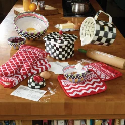 Kitchen Utensils & Tools|MacKenzie-Childs Courtly Check Kitchen Timer