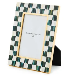 Room Accents|MacKenzie-Childs Courtly Check Lacquer 4 x 6 Frame