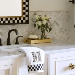 Room Accents|MacKenzie-Childs Courtly Check Lacquer Vanity Tray