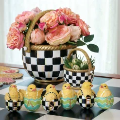 Easter|Spring|MacKenzie-Childs Courtly Check Large Basket