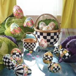 Easter|Spring|MacKenzie-Childs Courtly Check Large Basket