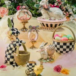 Easter|Spring|MacKenzie-Childs Courtly Check Large Basket