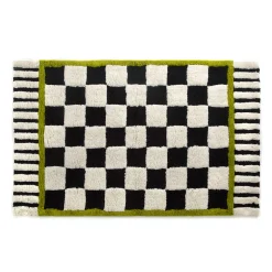 Bath & Bath Accessories|MacKenzie-Childs Courtly Check Large Bath Rug