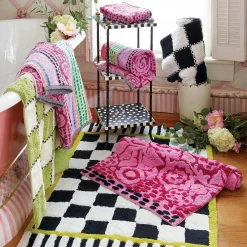 Bath & Bath Accessories|MacKenzie-Childs Courtly Check Large Bath Rug