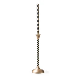 Candles & Fragrances|Room Accents|MacKenzie-Childs Courtly Check Large Candlestick