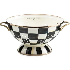 Kitchen Utensils & Tools|MacKenzie-Childs Courtly Check Large Colander