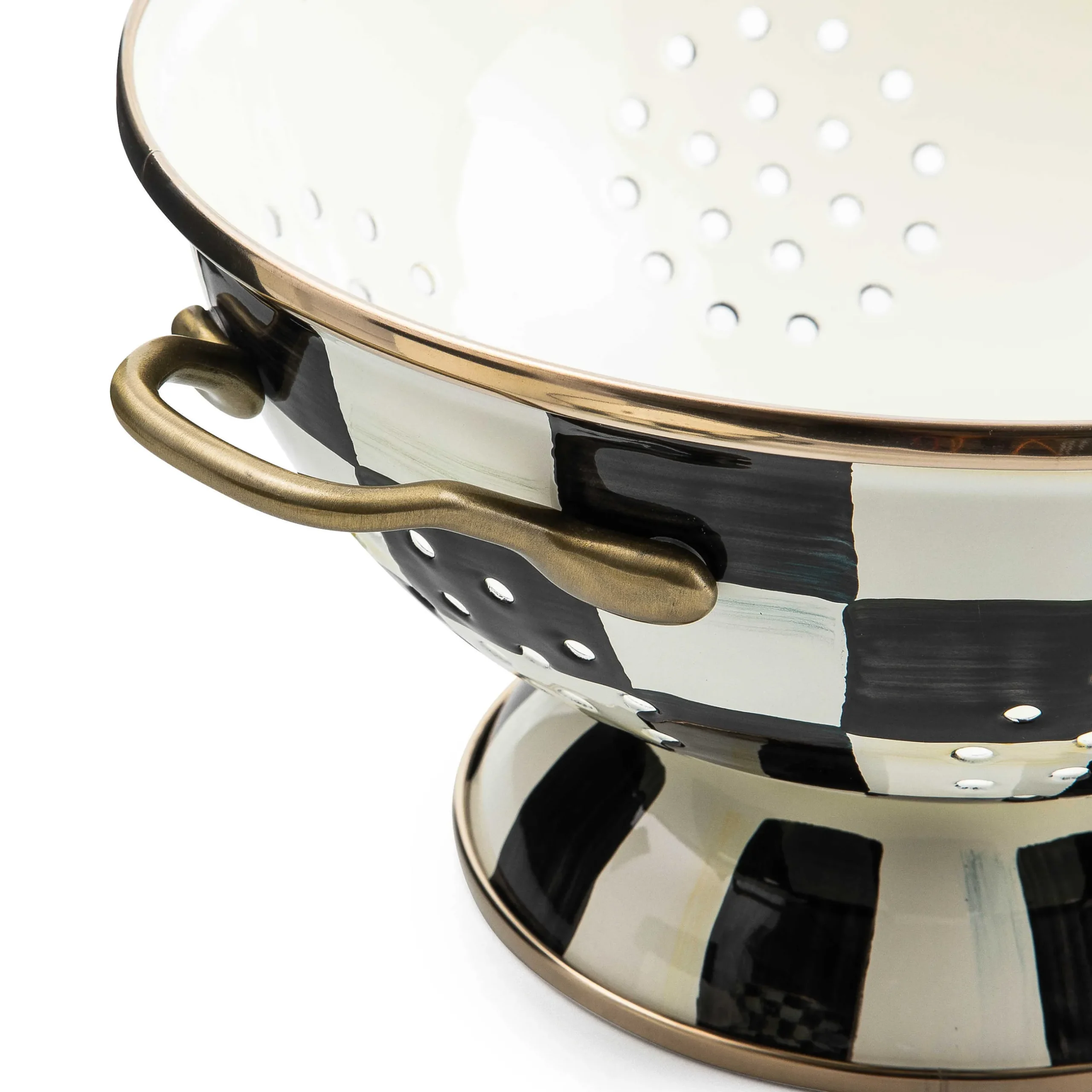 Kitchen Utensils & Tools|MacKenzie-Childs Courtly Check Large Colander