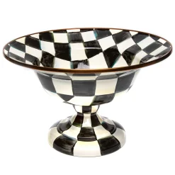 Serveware|MacKenzie-Childs Courtly Check Large Compote