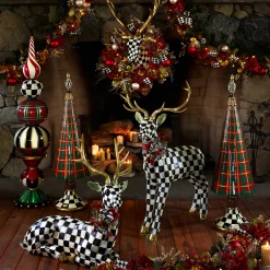 Holiday|Room Accents|MacKenzie-Childs Courtly Check Large Deer
