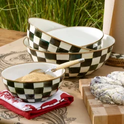 Fall Entertaining|Serveware|MacKenzie-Childs Courtly Check Large Everyday Bowl