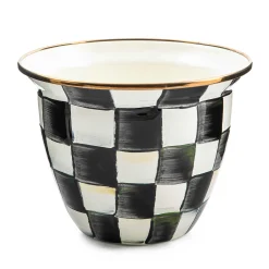 Outdoor|MacKenzie-Childs Courtly Check Large Flower Pot