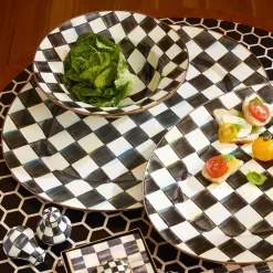 Bar Entertaining|Serveware|MacKenzie-Childs Courtly Check Large Oval Platter