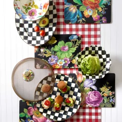 Bar Entertaining|Serveware|MacKenzie-Childs Courtly Check Large Oval Platter