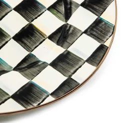 Bar Entertaining|Serveware|MacKenzie-Childs Courtly Check Large Oval Platter