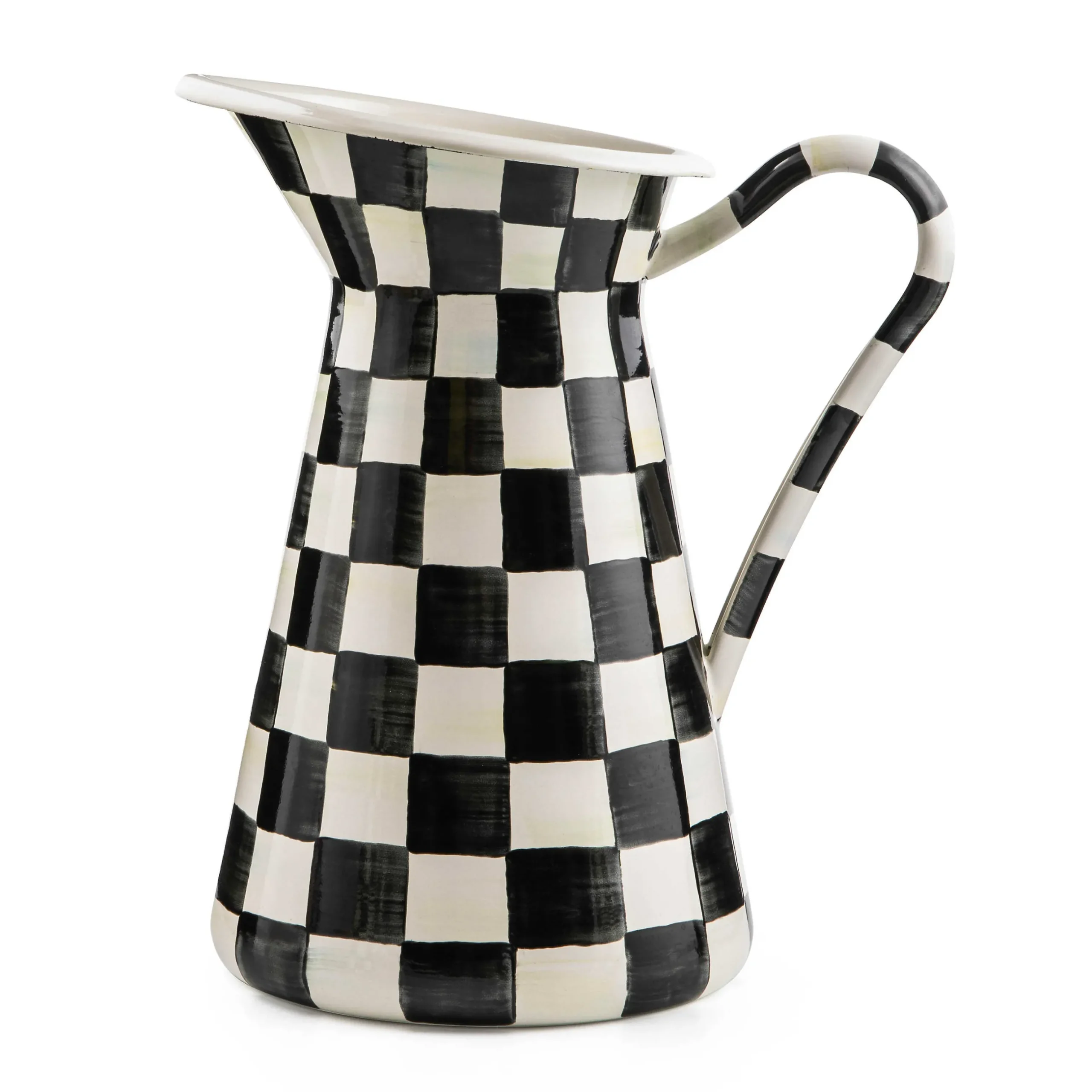Bar Entertaining|Serveware|MacKenzie-Childs Courtly Check Large Practical Pitcher